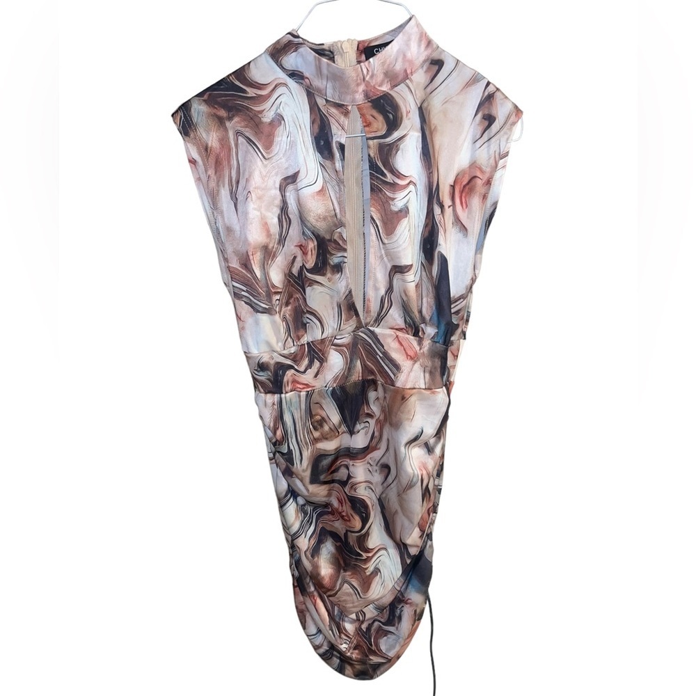 CHICME‎ Marble Open Front Dress SIZE M - Picture 4 of 12